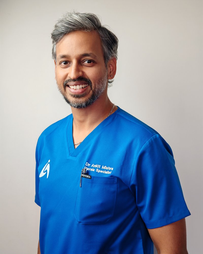 Dr. Ankit Mishra, Co-Surgical Lead at The Hernia Institute